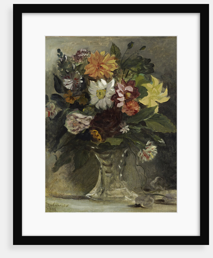 A Vase of Flowers by Eugene Delacroix